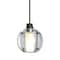 Besa Lighting Boca 5 Cord Pendant, Clear, Bronze Finish, 1x3W LED 1XT-BOCA5CL-LED-BR - alternate 1